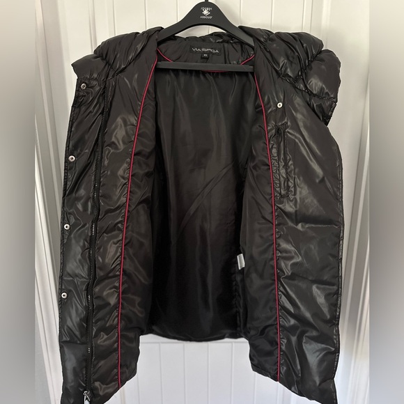 Via Spiga Belted Puffer down/waterfowl Jacket Sz XS - Picture 6 of 9